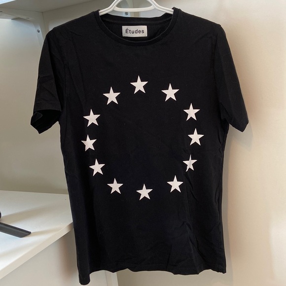 Etudes Black Wonder Europa Star T-shirt - Picture 1 of 4